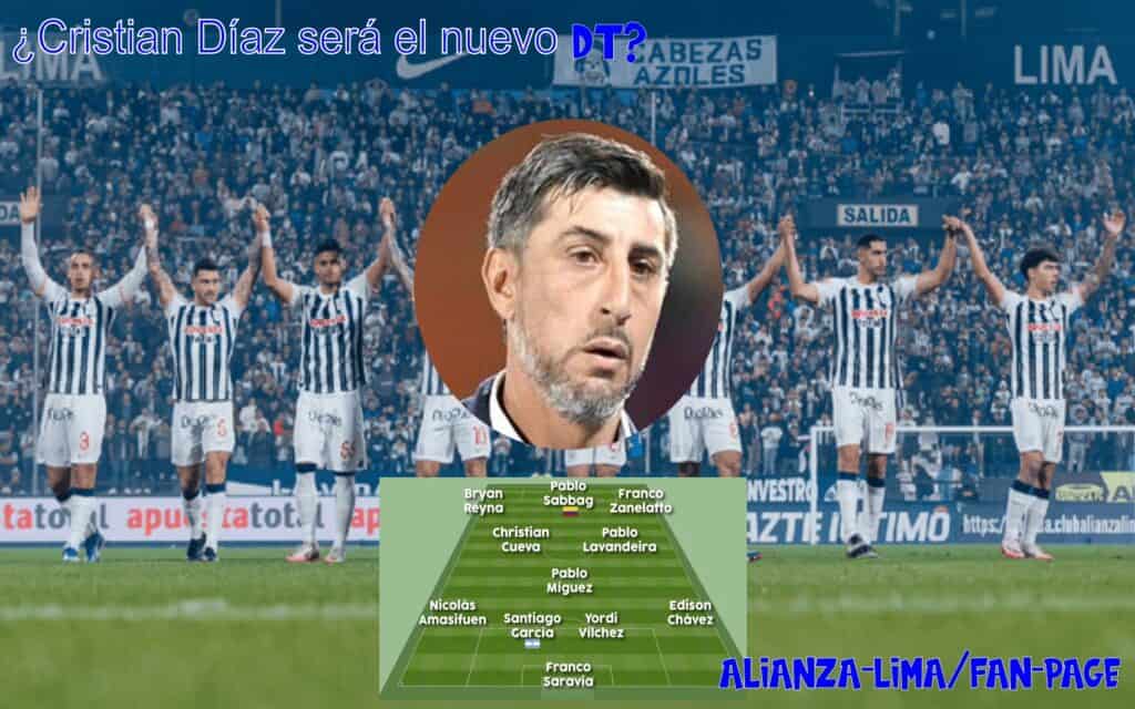 Cristian Díaz entrenador Alianza Lima